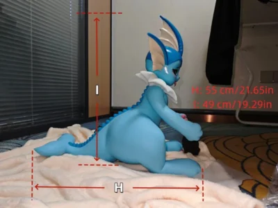 Anime Tidefox Companion sitting pose