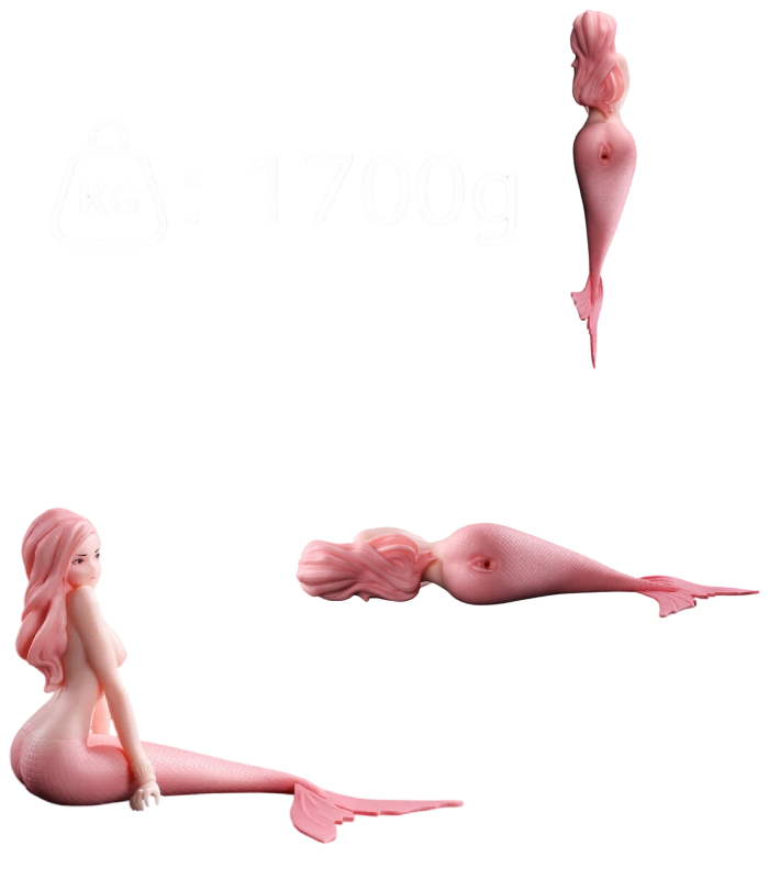 尺寸图 Pink Mermaid Sex Doll - Image 7