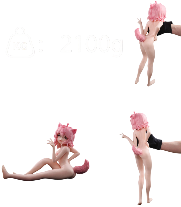 尺寸图 Pink Hair Dog Girl Model - Image 7